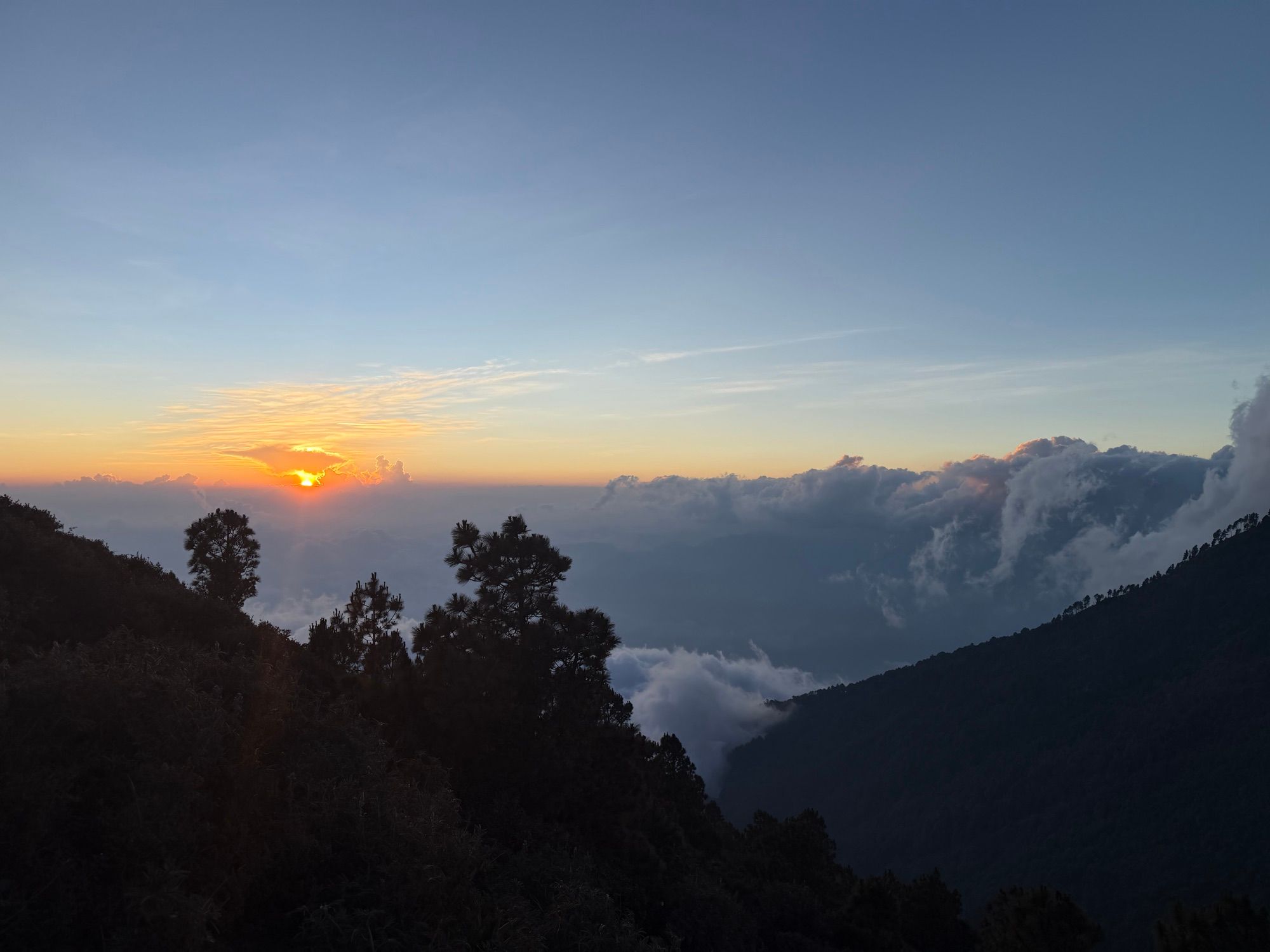 Lake Atitlan and volcanic landscape in Guatemala