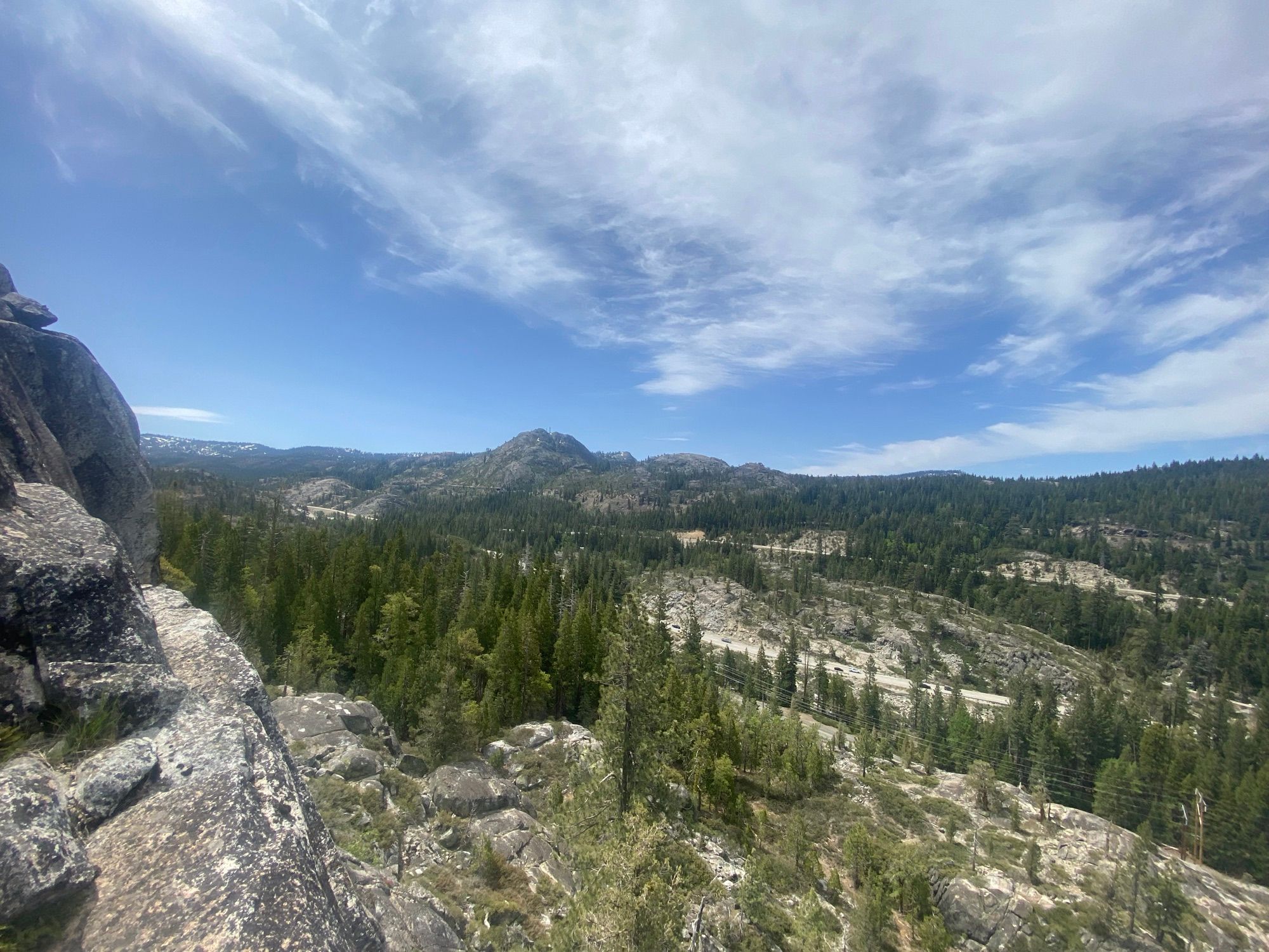 Granite, pine, and mountain views around Lake Tahoe, California