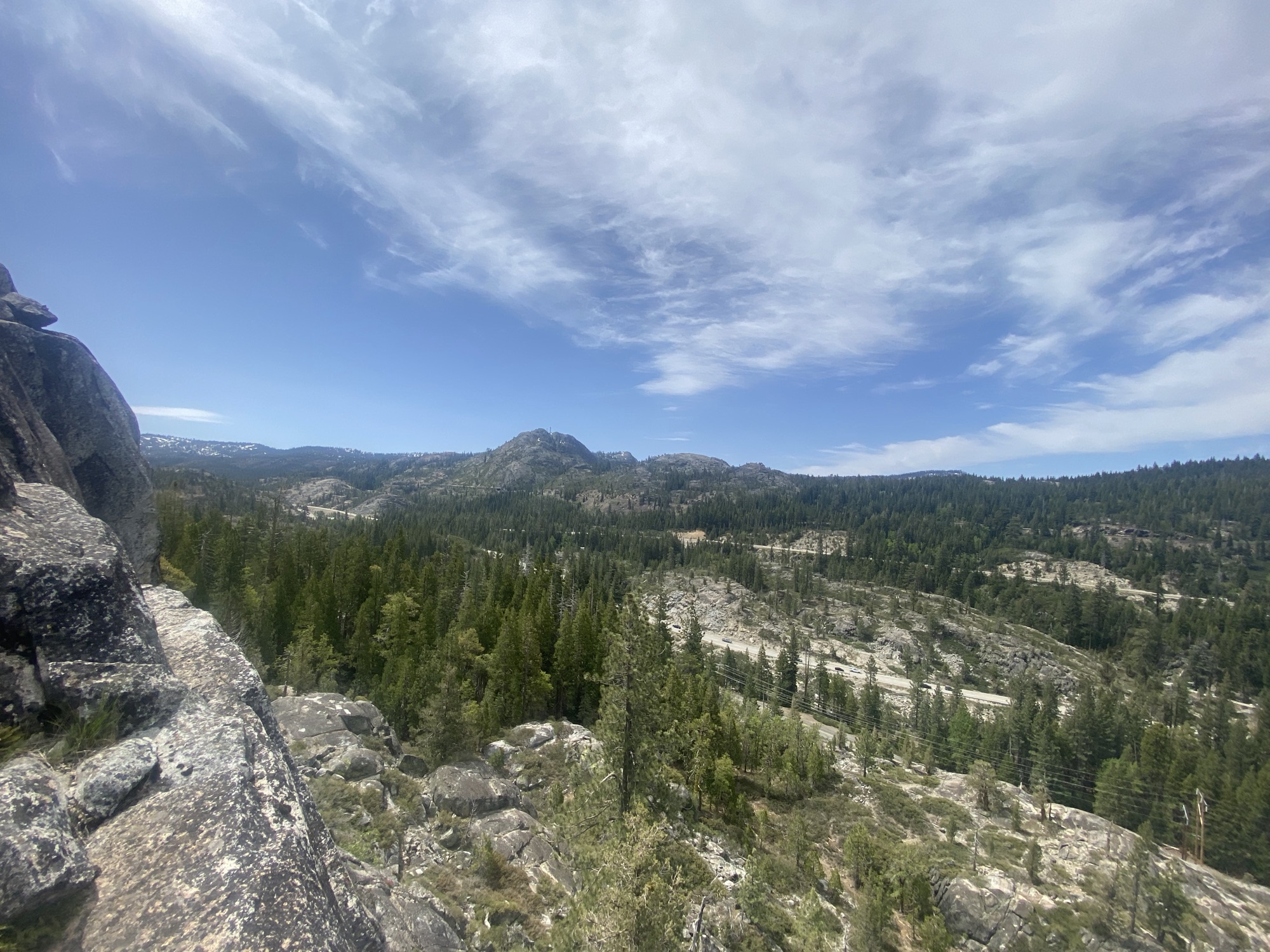 Granite, pine, and mountain views around Lake Tahoe, California